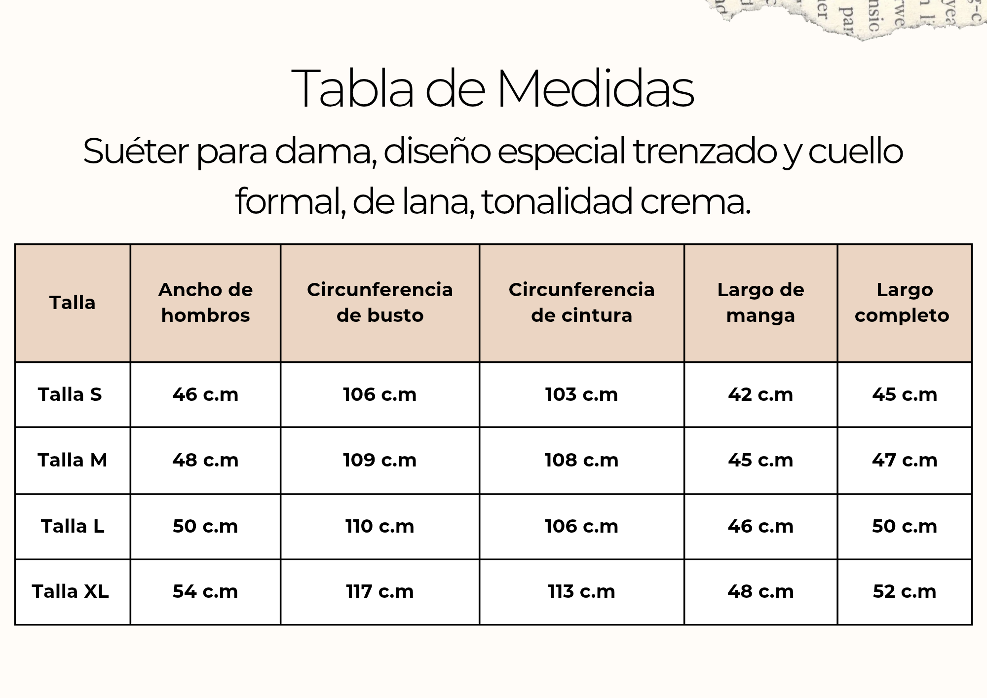 tallas