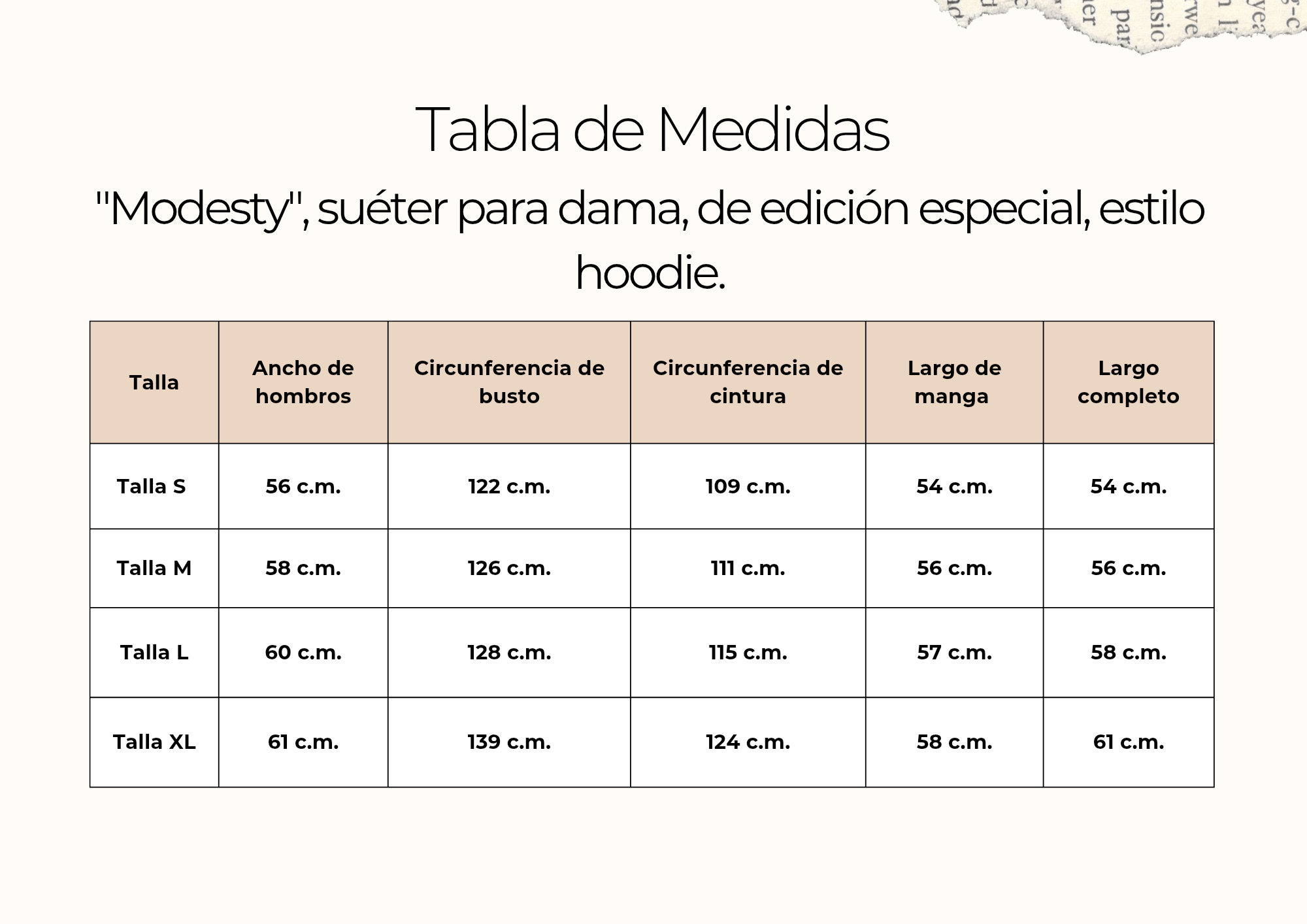 tallas