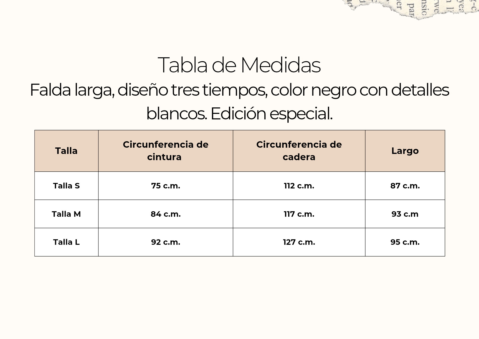 tallas